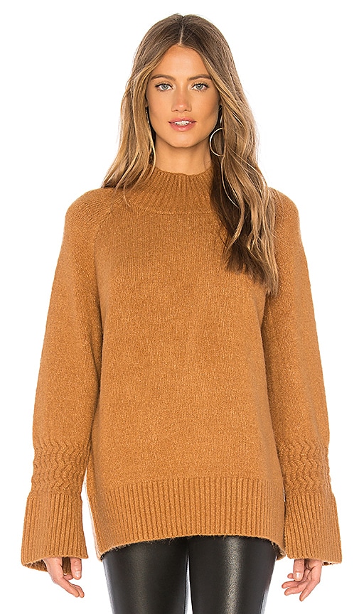 mock neck sweater