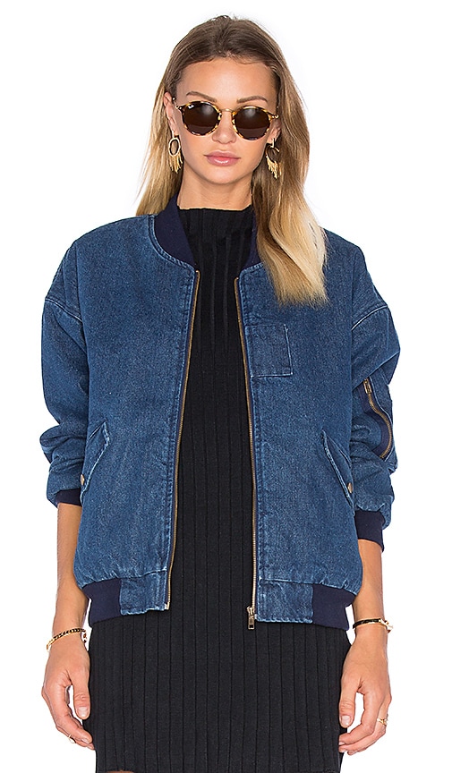Front Pocket Bomber Jacket With Faux Sherpa Lining