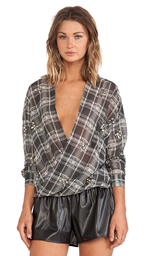 Loose Checked Blouse