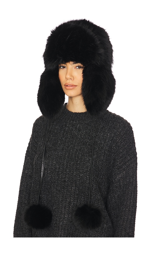 JOCELYN FAUX FUR TRAPPER HAT 