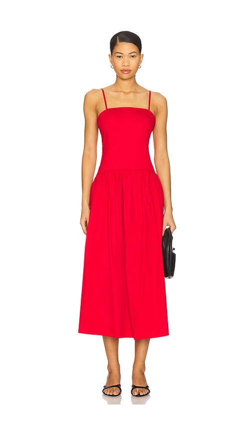Joe's Jeans Mara Maxi Dress in Cherry Red