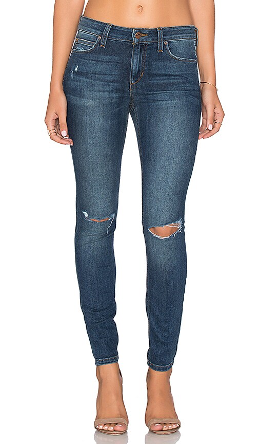 Joe's Jeans The Icon Ankle in Distressed Medium Blue