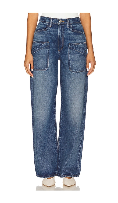 Joe's Jeans Harlowe Double Pocket Wide Leg Jeans In Blue
