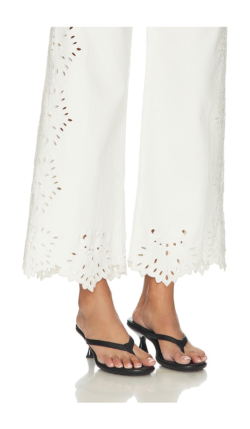 Joe's Jeans The Mia High Rise Wide Leg Jeans With Placed Broderie | Thumbnail 6 Joe's Jeans The Mia High Rise Wide Leg Jeans With Placed Broderie | Thumbnail 6