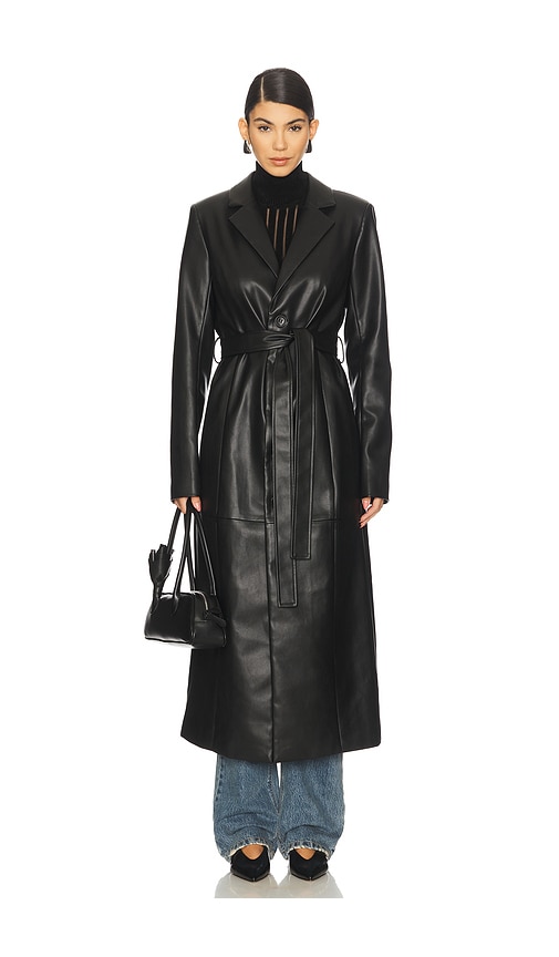 Joe's Jeans The Faux Leather Long Coat