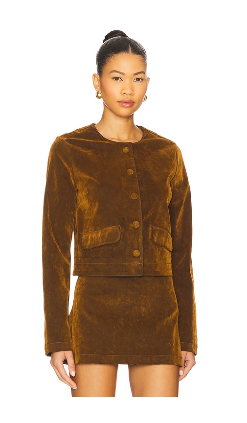 Joe's Jeans Lady Like Jacket In Brown