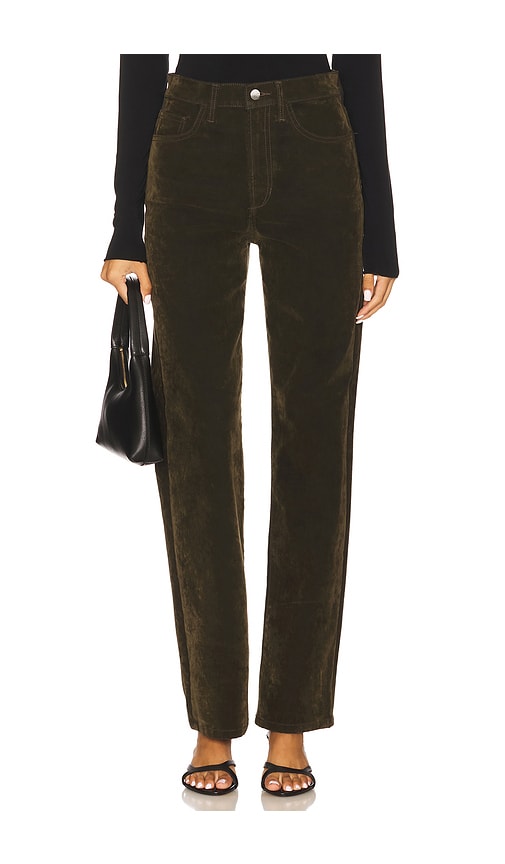 Joe's Jeans Margot Straight Flocked In Green