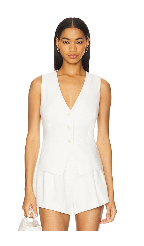 Maeve Vest in White. - size L (also in M, S, XL, XS) - Joe's Jeans - Modalova