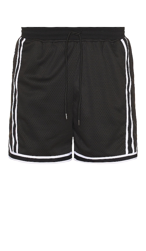 OAS Nearly Black Porto Waffle Shorts in Nearly Black