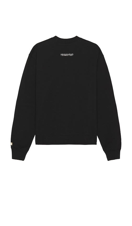 Shop John Elliott X Olympics Los Angeles Crewneck Sweatshirt In 黑色