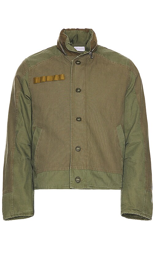 JOHN ELLIOTT Paneled Deck Jacket in Olive | REVOLVE