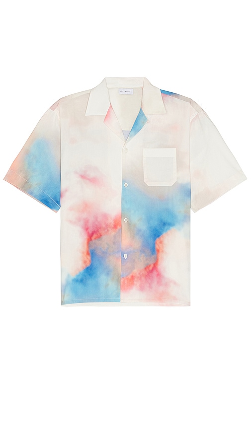 JOHN ELLIOTT Camp Shirt in Birds Eye | REVOLVE