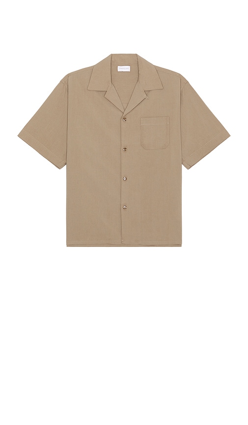 Shop John Elliott Camp Shirt Solid In Sage