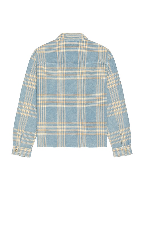 Shop John Elliott Hemi Oversized Shirt In Baby Blue