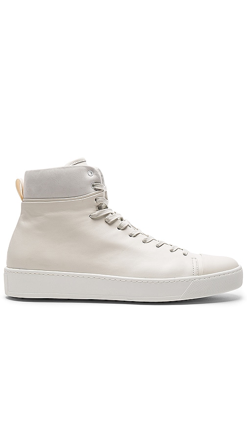 Leather High Top Sneakers