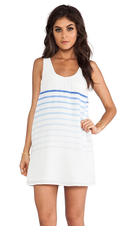 Dawna B Placed Gradient Stripe Dress