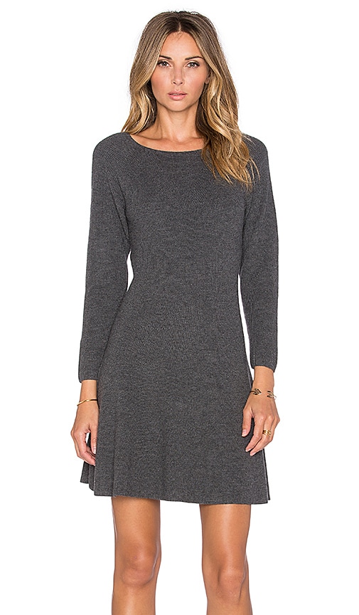 charcoal sweater dress