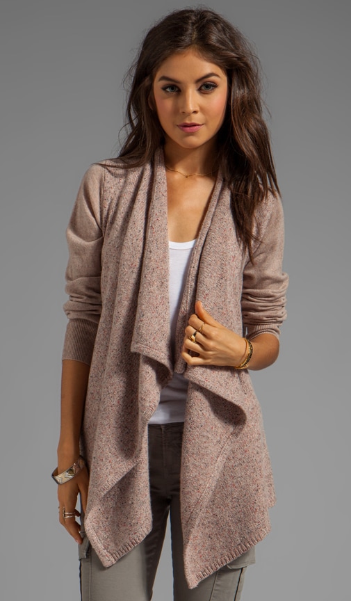 Solid With Marled Mix Starley Cardigan
