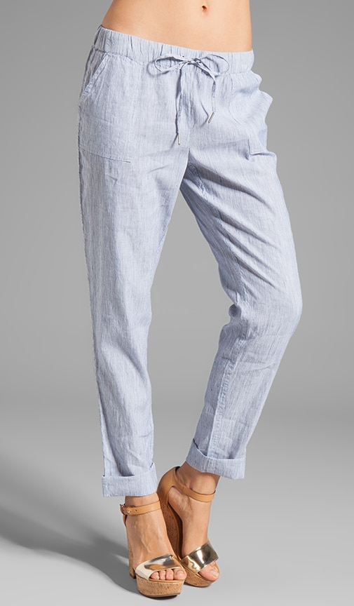 Edana B Textural Stripe Pant
