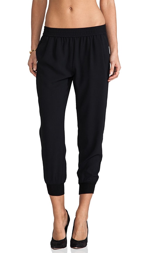 Joie Mariner Cropped Pant in Caviar | REVOLVE
