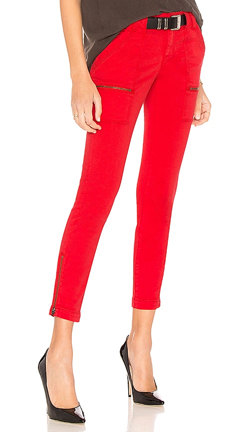 skinny red pants