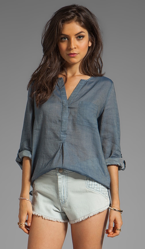 Venicia B. Denim Top