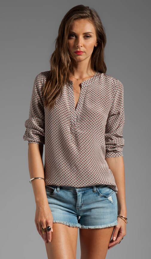 Peterson B Geo Print Top
