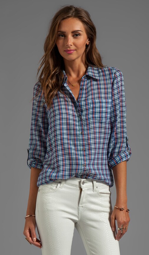 Yard Dye Plaid Moshina Top