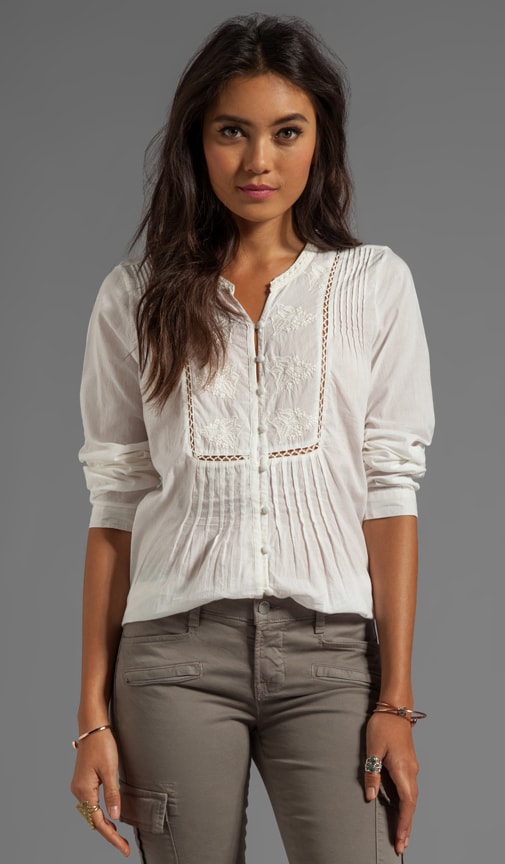 Cotton Voile With Embroidery Jadyn Blouse