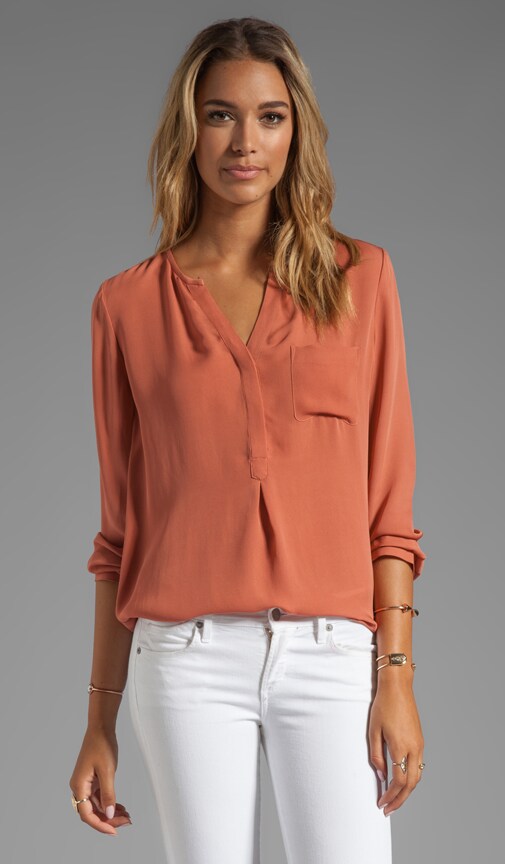Matte Silk Venicia D Blouse