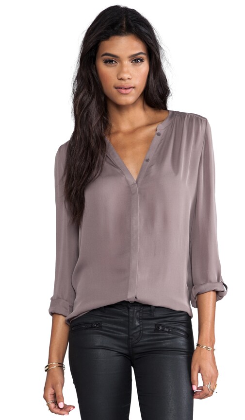 Matte Silk Marice Blouse