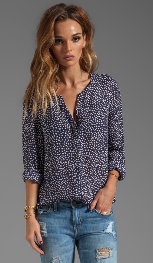 Mini Scattered Hearts Moema Blouse