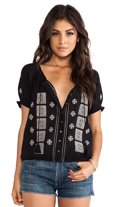 Dolina D Ethnic Embroidered Top