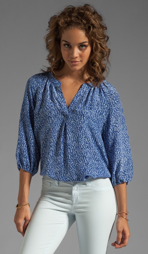Addie B Abstract Blouse
