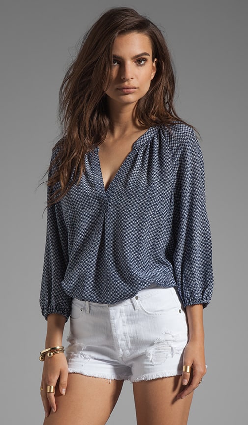 Addie B Chevron Print Blouse
