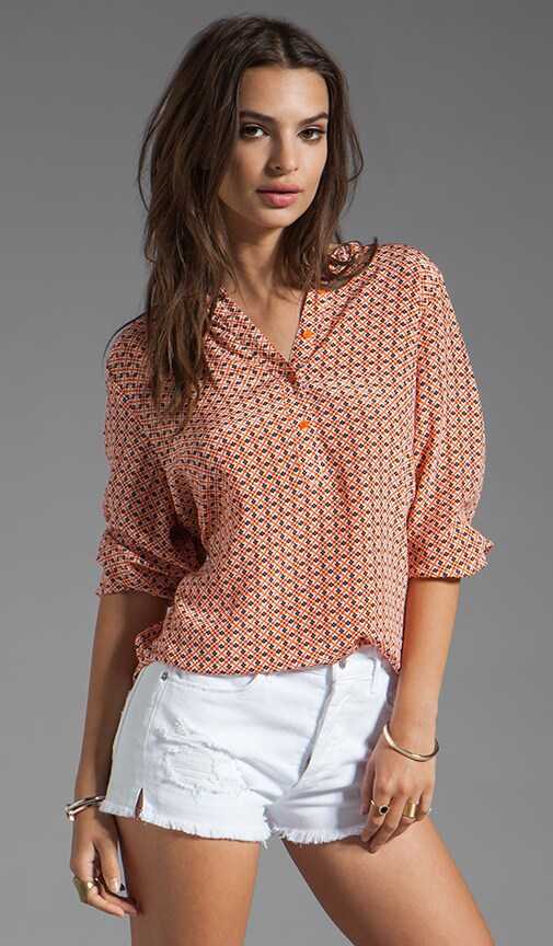 Jira Mini Geo Print Blouse