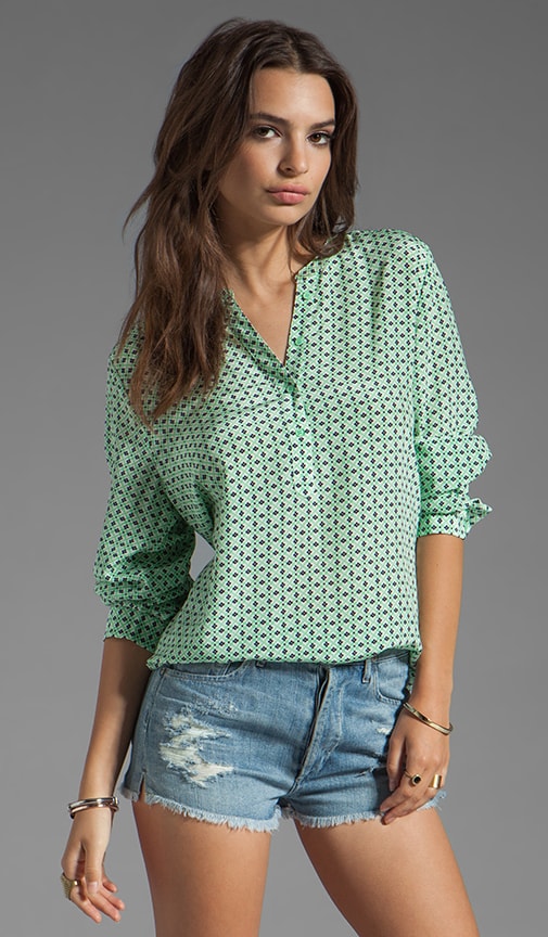 Jira Mini Geo Print Blouse