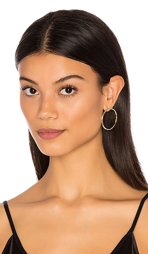 Front Hoop Earrings