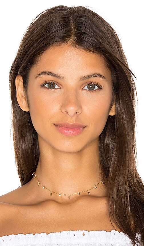 Cross Dangle Choker