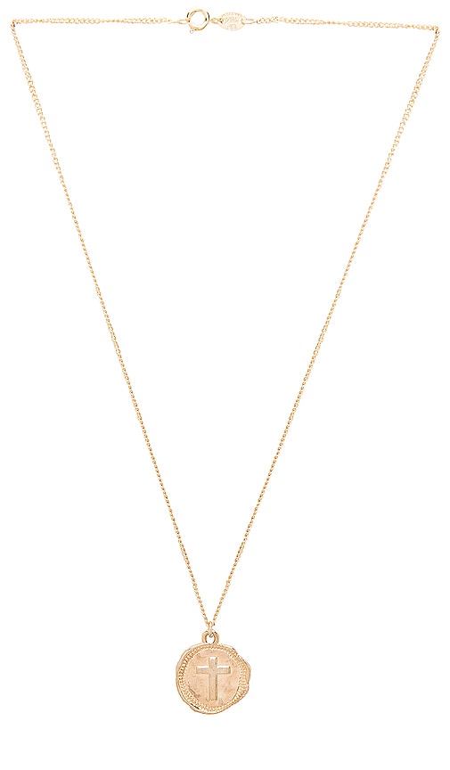 Cross Coin Necklace