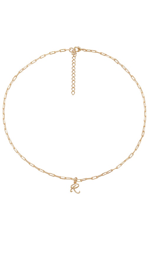 R Initial Necklace