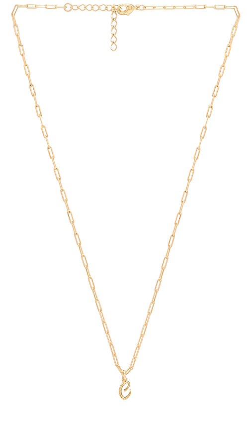 C Initial Necklace