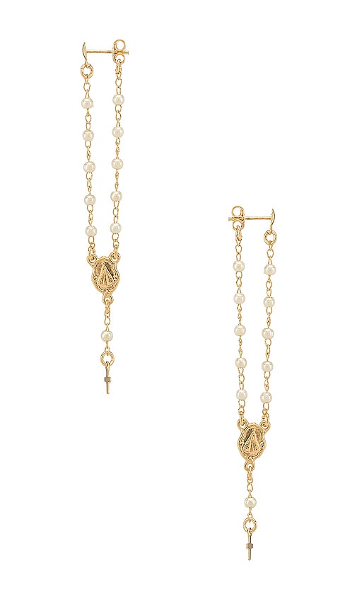 Rosary Earrings