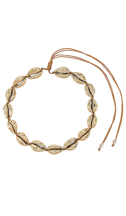 Single Gold Puka Choker
