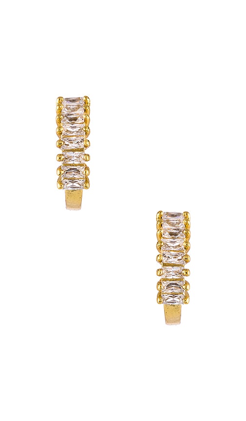 Dragon Tail CZ Earrings