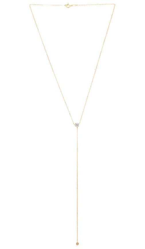 CZ Bezel Lariat