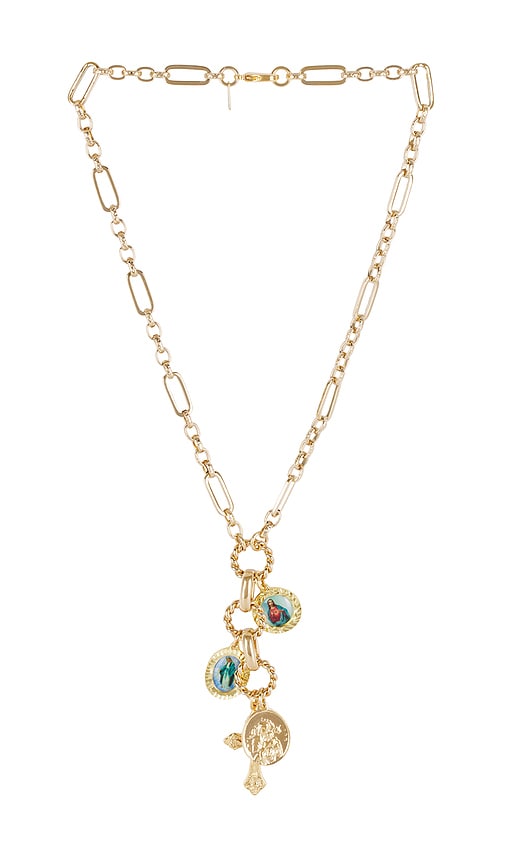 Shop Joolz By Martha Calvo Sanctus Lariat Necklace In 골드