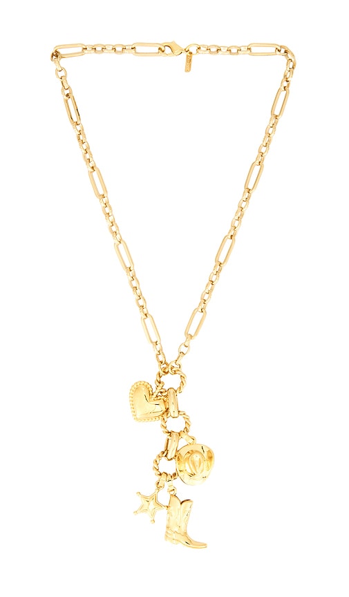 Most Wanted Lariat in Metallic Gold.