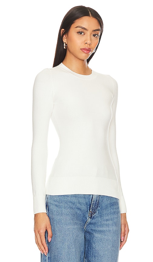 Shop Joostricot Solid Peachskin Crew Neck In Ice Water