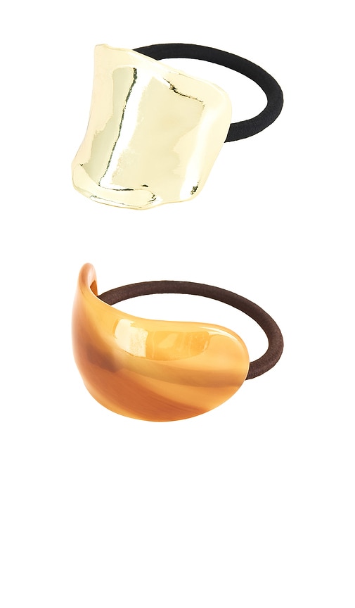Jordan Road Tortoise And Xl Wave Hair Cuff Set